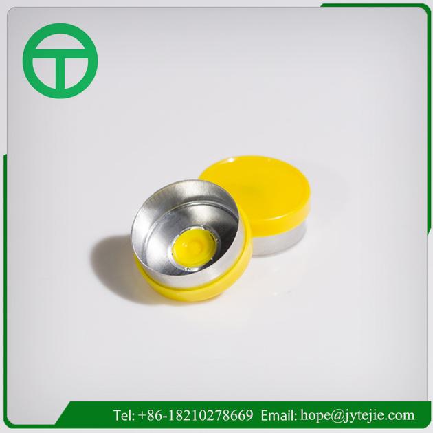 20mm gloss yellow flip off caps