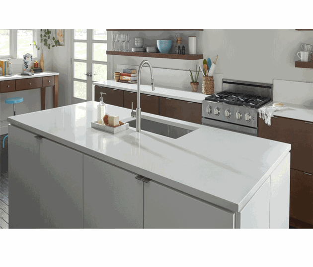 Manufacturer Pure White Quatz Stone Solid Surface