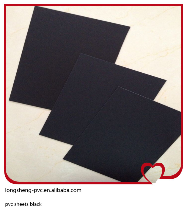 high quality pvc sheets black for cards