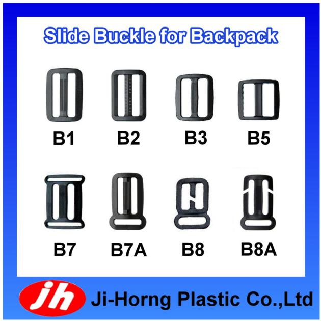 Multiple Selections of Plastic Adjustable Slide Buckle/Slider for Bag Part