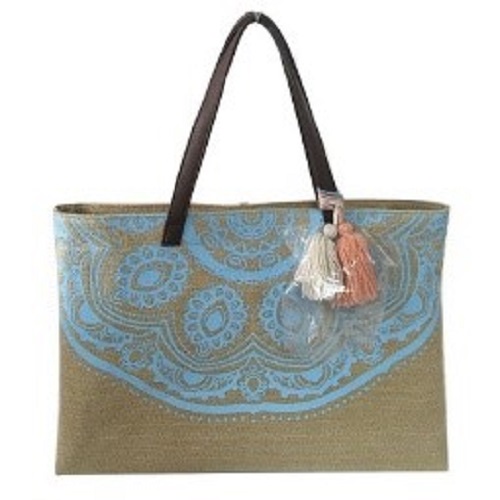 Jute Beach Bag Tote Handbag