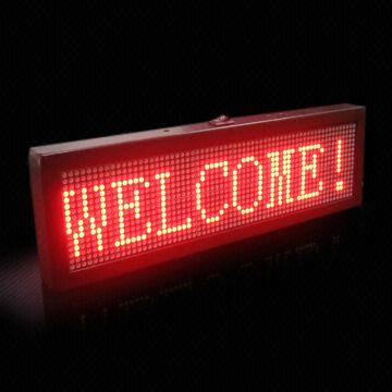 LED moving sign red