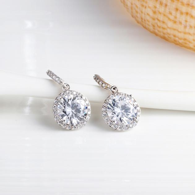 Sterling Jewelrys Halo Stud Earrings Wholesale