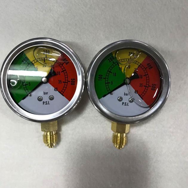 63mm Crimped Ring Bezel Glycerin Pressure