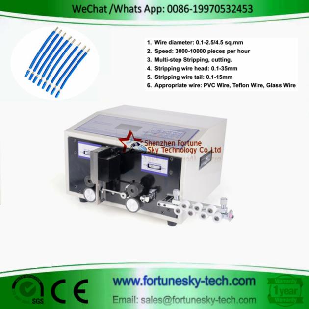 0.1-4.5 SQMM Automatic Wire Cutting Stripping Machine