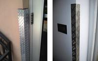 Diamond Plate Wall Corner