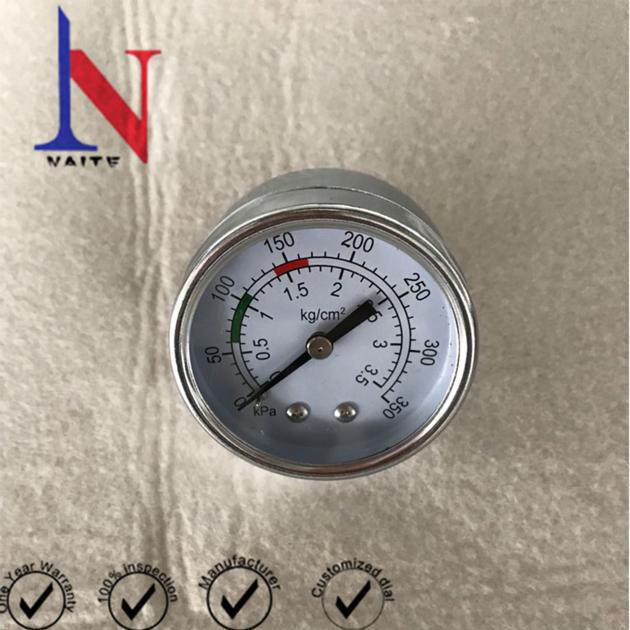 Industrial Glycein Filled Back Connection Pressure Gauge