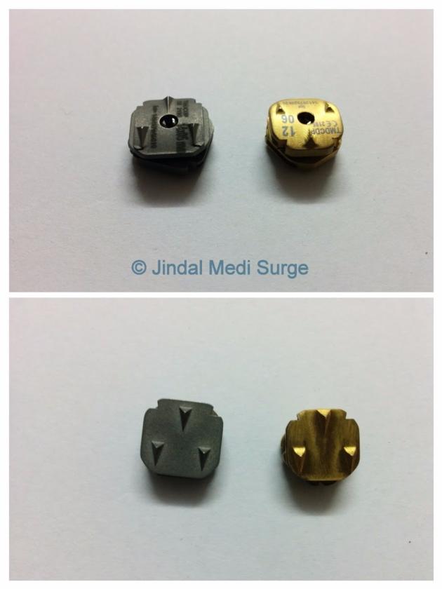 Titanium Cervical Disk Cage Orthopedic Spinal Implant