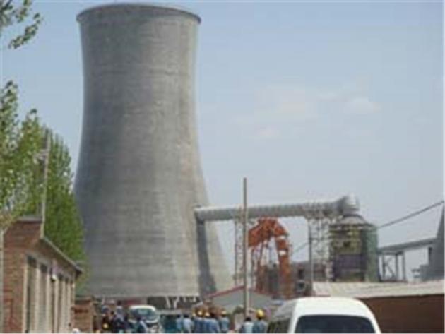 Cooling tower to supersede chimneys