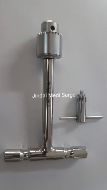 Steinmann Pin Introducer with S.S. Chuck & Key Orthopedic Instrument