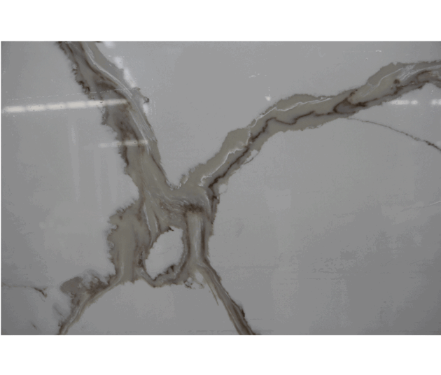 Factory Calacatta Gold Veins Quartz Stone Slabs