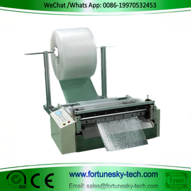 Automatic Air Bubble Poly Film Cutting Machine