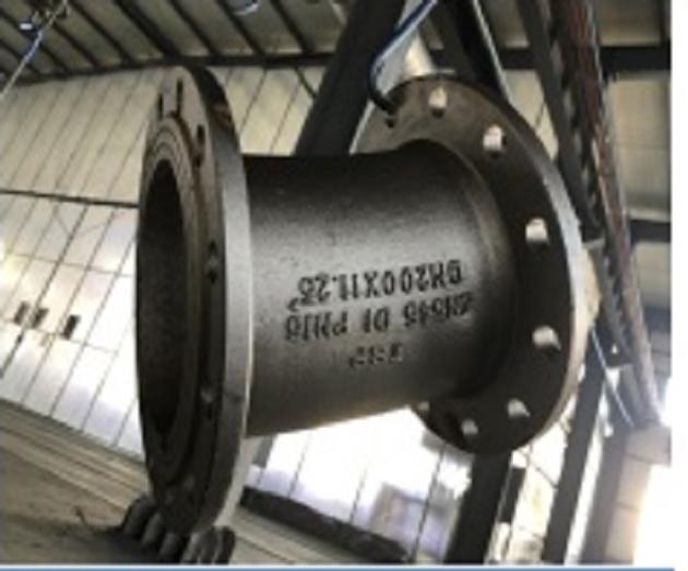 ductile iron pipe fittings, double flange bend/elbow,ISO 2531, BS EN 545, BS EN 598