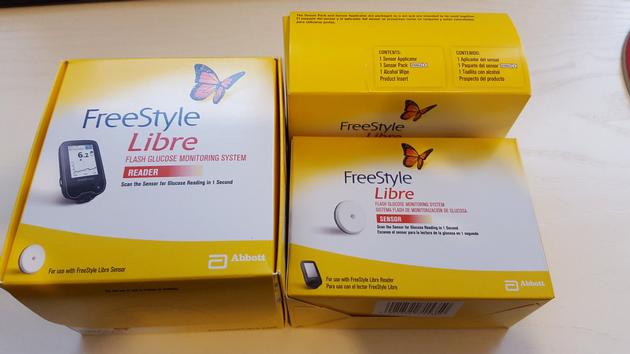 Sealed FREESTYLE LIBRE SENSORS