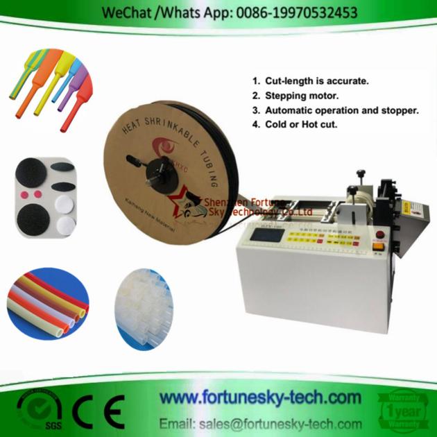 Fully Automatic PVC Soft Tube Latex Tubing Yellow Wax Tube Teflon Tube Silicone Rubber Tube Cutting 