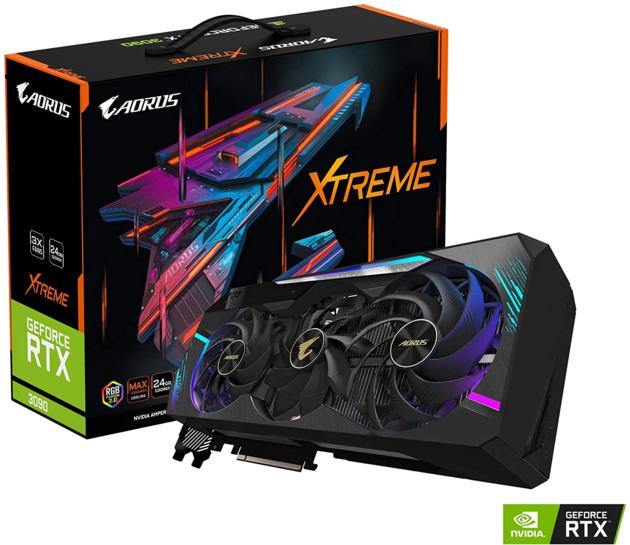 GIGABYTE AORUS GeForce RTX 3080 Ti Xtreme WATERFORCE WB 12G Graphics Card, Waterforce Water Block Co