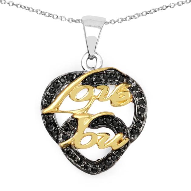 Black Spinel Customized Necklace | Black Rhodium Plated Necklace Manufacturing | Jewelries Wholesale