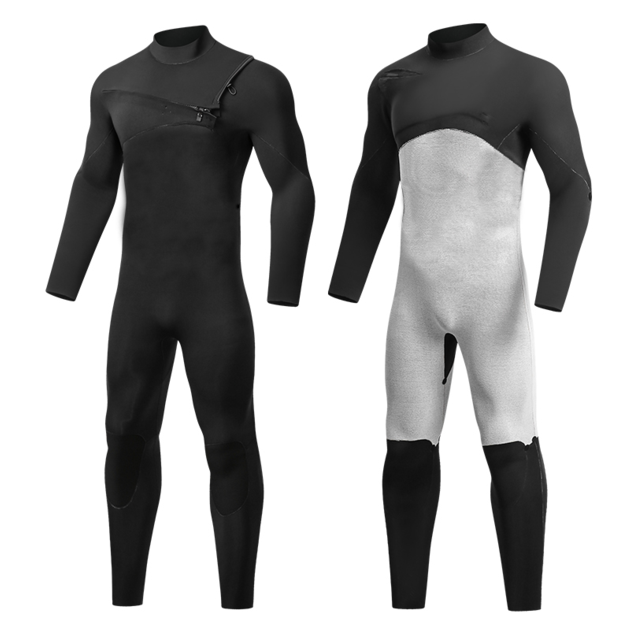 Men Neoprene Chest Zip Wetsuit