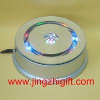 Silver housing led bottle display with lacework