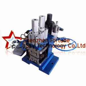 LL-3FN Pneumatic Wire Twisting Stripping Machine For Multicore Cable