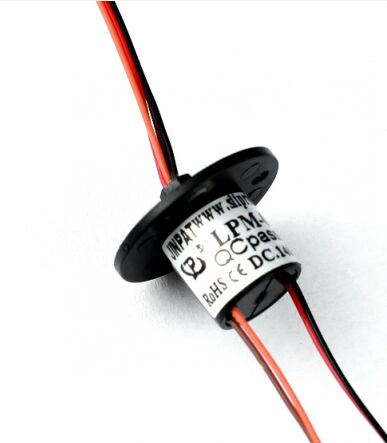 jinpat slip ring with 300rpm, long life,compact size for  Sweeping robot, miniature capsule slipring
