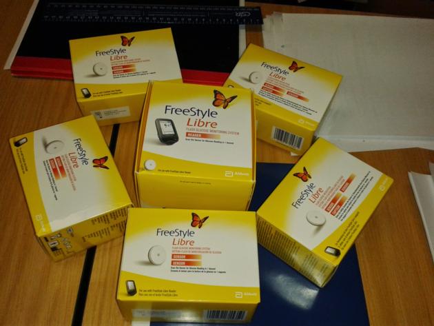 Sealed FREESTYLE LIBRE SENSORS