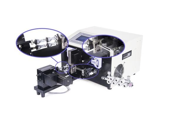 Pneumatic H05VV F Cable Stripping Machine