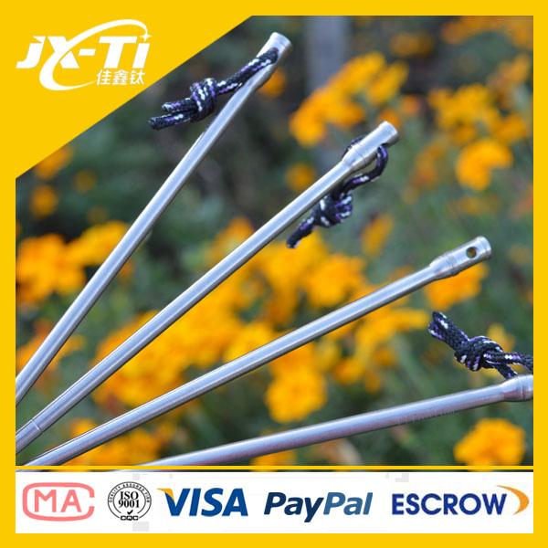 163mm Ultralight Camping Titanium Tent Stakes