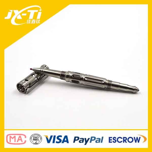 titanium Hollow Carve Body metal pen kit ,mul-ti functional writing pocket tool