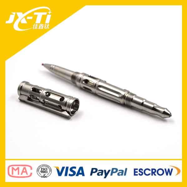 Titanium Hollow Carve Body Metal Pen