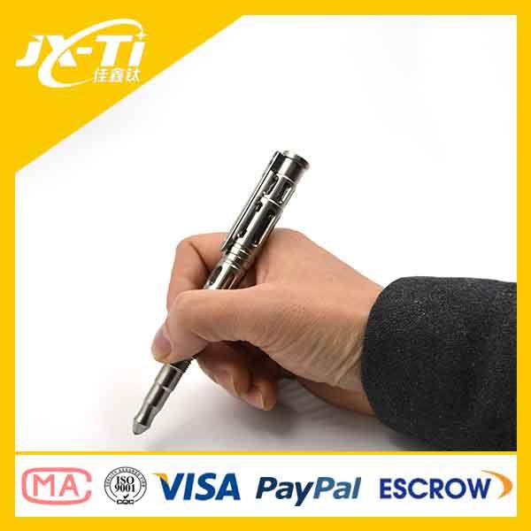 Titanium Hollow Carve Body Metal Pen