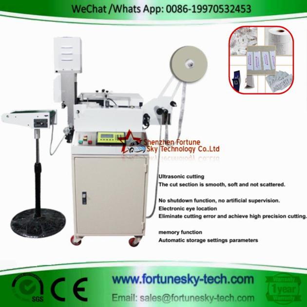 Fully Automatic Ultrasonic Label Cutting Machine