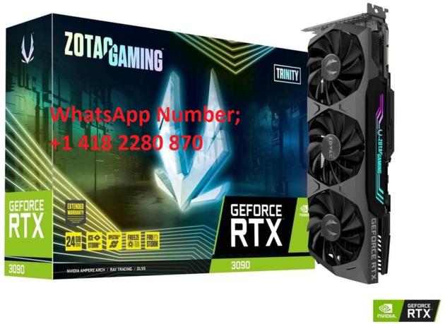 ZOTAC GAMING GeForce RTX 3090 Trinity 24GB GDDR6X 384-bit 19.5 Gbps PCIE 4.0 Gaming Graphics Card, I