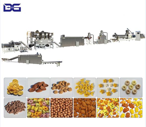 Puff Corn Snack Processing Line Puffed