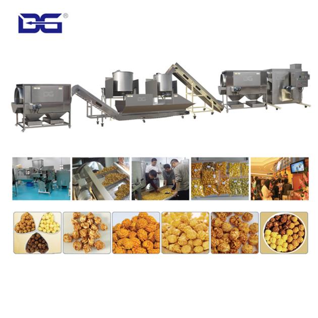 popcorn making machine popcorn processing line