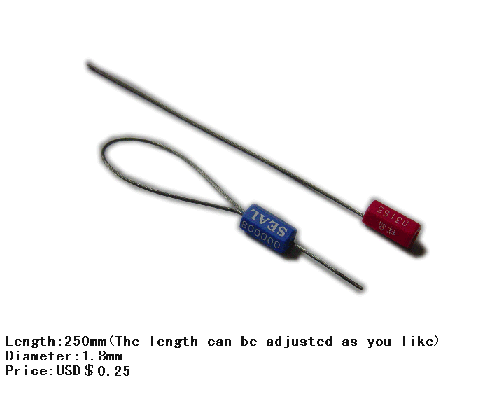 Steel wire seal