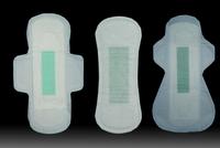 sanitary napkin with active oxygen and negative ion chip
