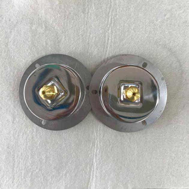 Crimped Ring Bezel Glycerin Refrigerant Gauge