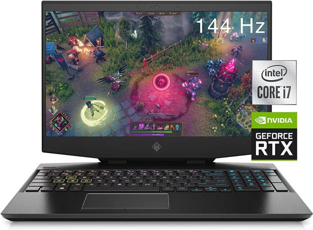 OMEN 15 Gaming Laptop, NVIDIA GeForce RTX 2070 Max-Q, Intel Core i7-10750H, 16 GB DDR4 RAM, 512 GB P