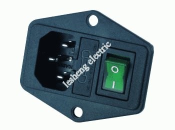socket with fuse holder(JR-101-FR )