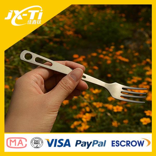 Camping Three Piece Titanium Cutlery Spork
