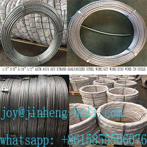 Galvanized Steel Wire Strand Guy Wire