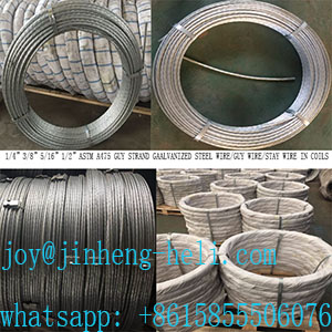 Zinc coated steel wire strand/ACSR Cord wire/Cable wire