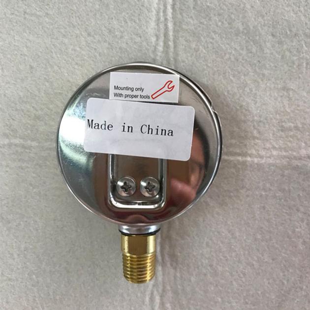 63mm Panel Mount Oil Hydraulic Pressure