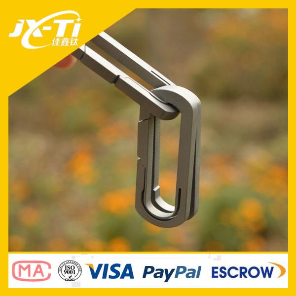 Strong 50mm Titanium O Shape Carabiner
