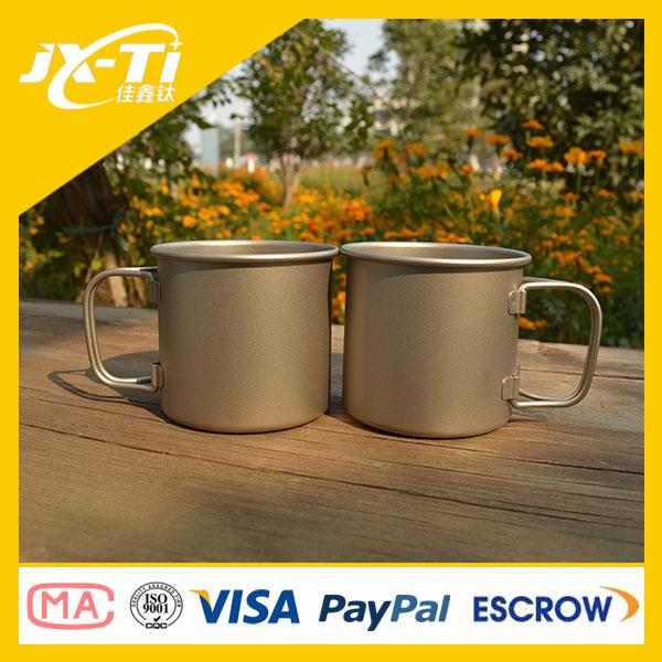 Lightweight Titanium 450ml Travel Metal Cup