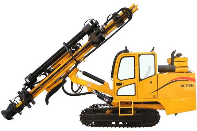 JK730 Automatic Crawler Mounted DTH Drilling Rig