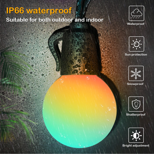 G40 Outdoor Magic Color Light Bulb