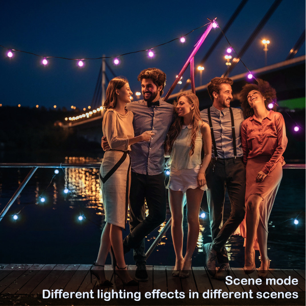 G40 Outdoor Magic Color Light Bulb