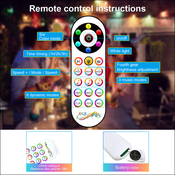 S14 Bluetooth Color Chasing String Light